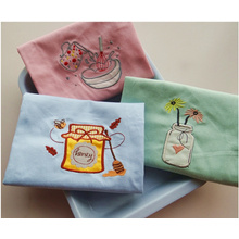 (BC-KT1014) Cleaning Pad Fashionable Design 100% Cotton Kitchen Towel